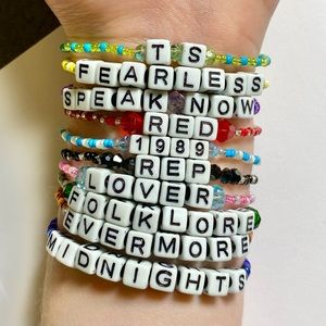 Taylor Swift Eras Tour Friendship Bracelets Handmade Set of 10